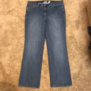 Straight leg jeans